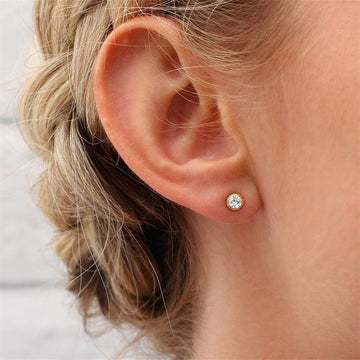 Birthstone Stud Earrnings