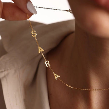 Collarbone Name Necklace