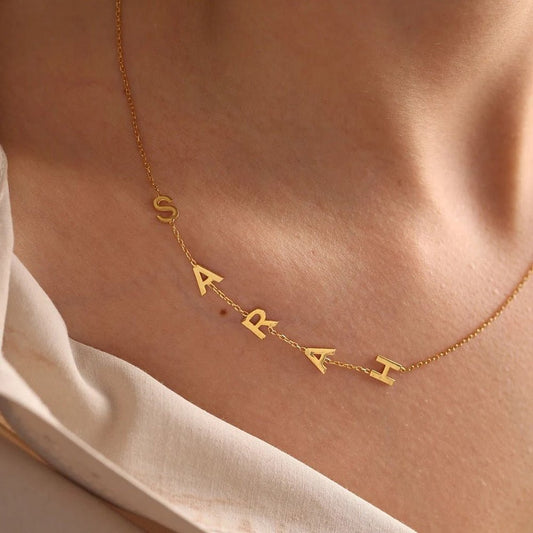 Collarbone Name Necklace