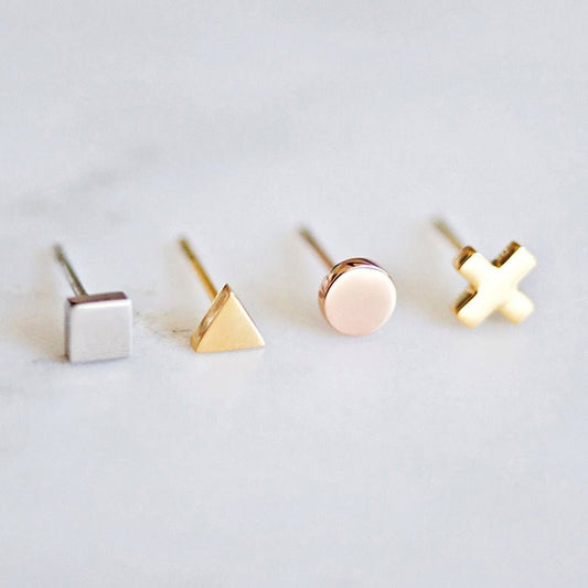 Custom Shape Stud Earrings