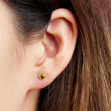 Heart Stud Earrings