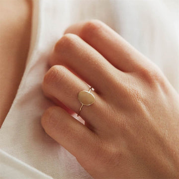 Oval Blank Ring - Brilini