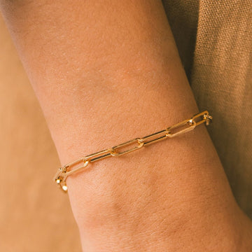 Paperclip Link Bracelet - Brilini