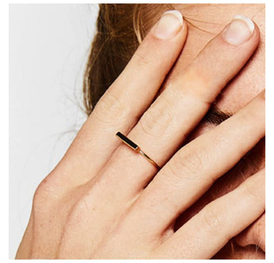 Rectangular Minimal Ring - Brilini