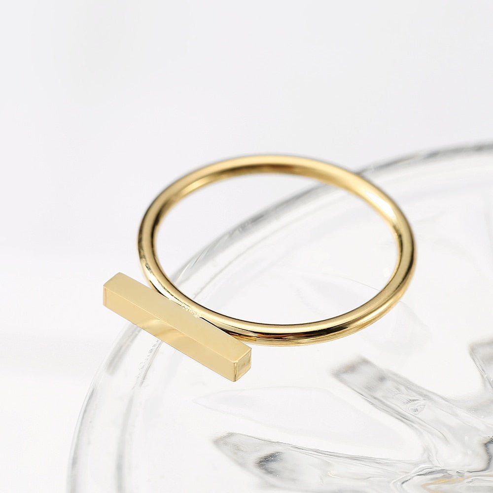 Rectangular Minimal Ring - Brilini