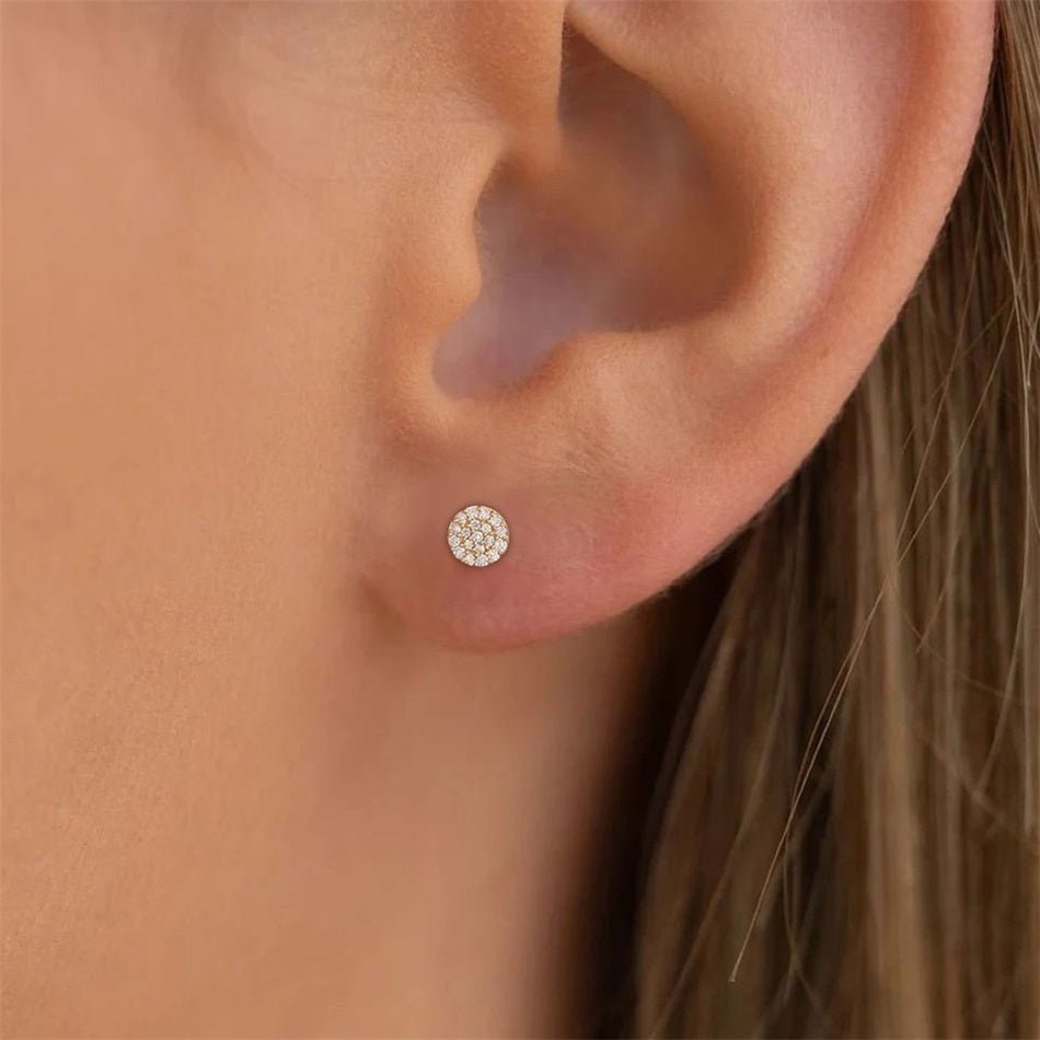 Sparkling Stud Earrings - Brilini