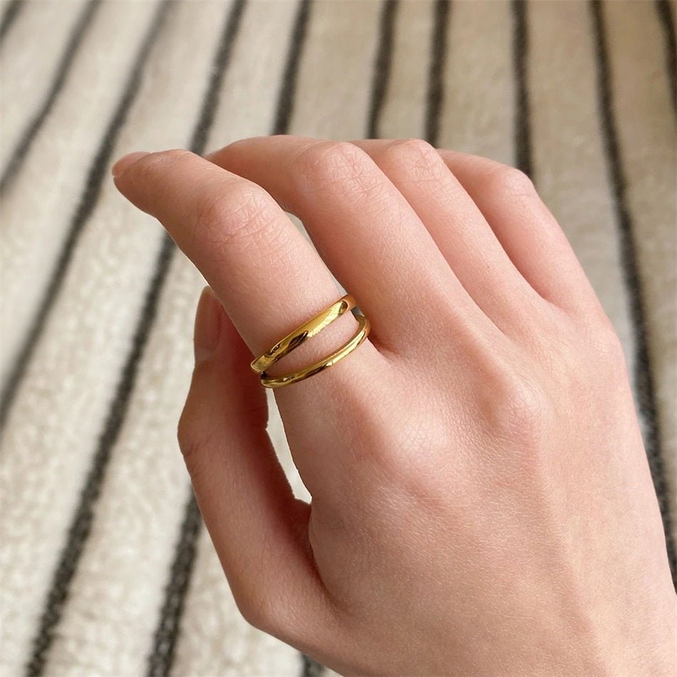 Twin Tone Ring - Brilini